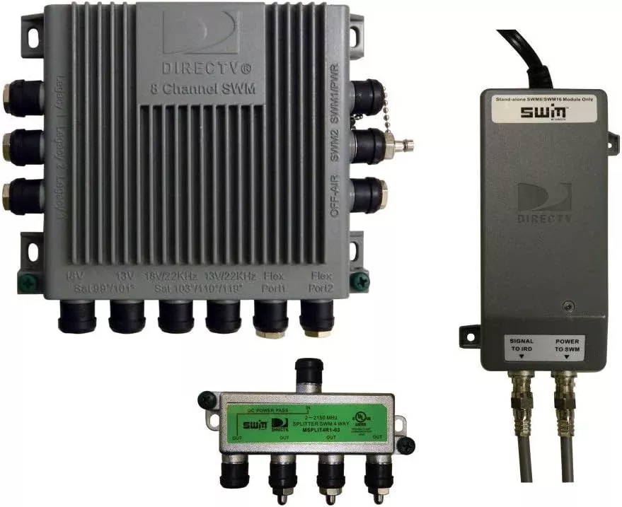 Winegard SWM-D30 Single Wire Multi-Switch Kit DirecTV